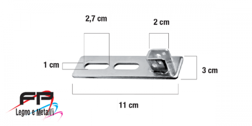 Supporto motore con regolazione verticale quadro 10 x 10